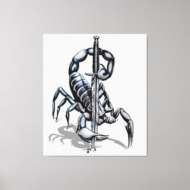 Toile Scorpion, illustration 3D Tapisserie iPad Pro Cove (Recto)