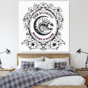 Toile Scorpion Mystique   Maître de l'Art du Mystère