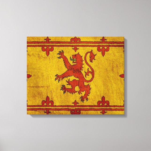 Toile Scottish Rampant Lion Canvas (Recto)