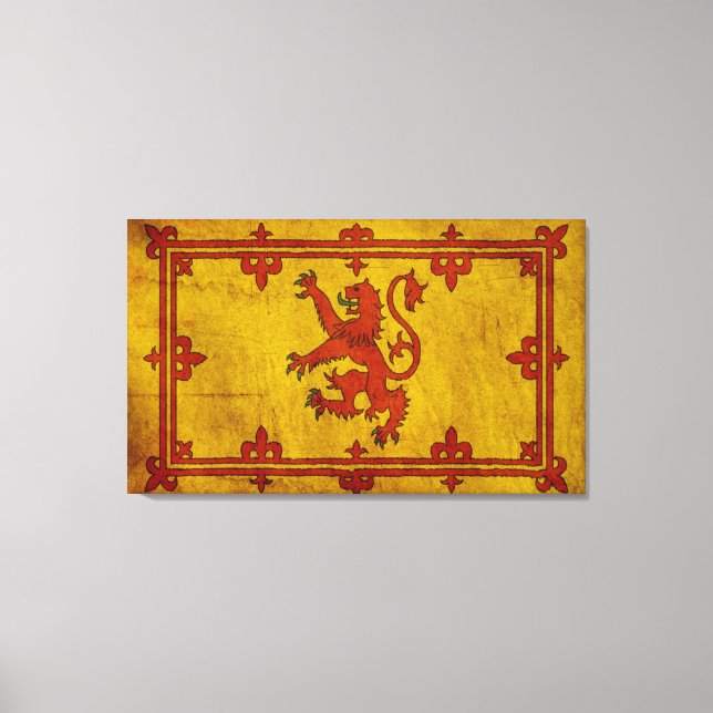 Toile Scottish Rampant Lion Canvas (Recto)
