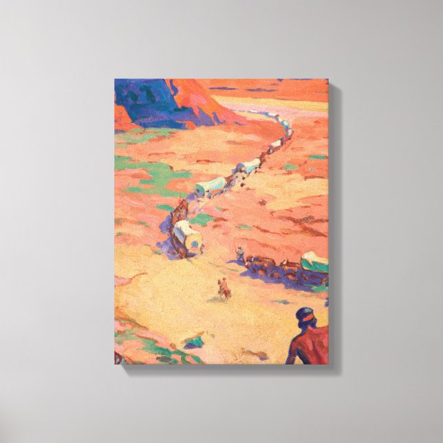 Toile Scouter les intrus par Maynard Dixon (Recto)