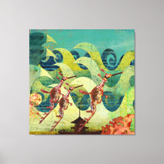 Toile Sea Dragons Ocean Avenue Canvas