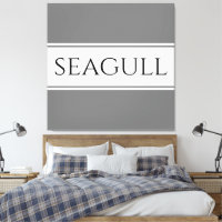 SEAGULL Design moderne gris blanc Gris rayures de