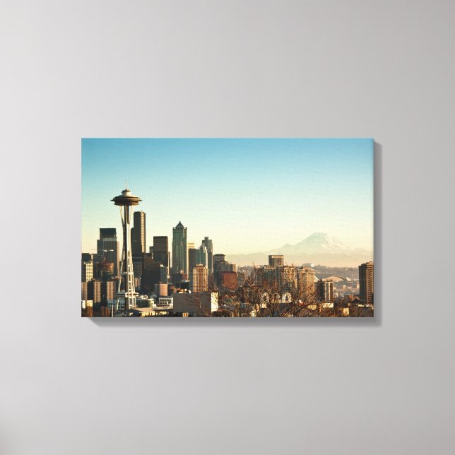 Toile Seattle skyline et Space Needle (Recto)