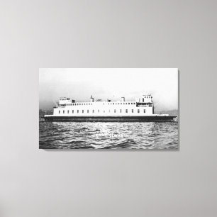 Toile Seattle, WashingtonView du ferry d'Elwha