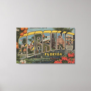 Toile Sebring, la Floride - grandes scènes de lettre