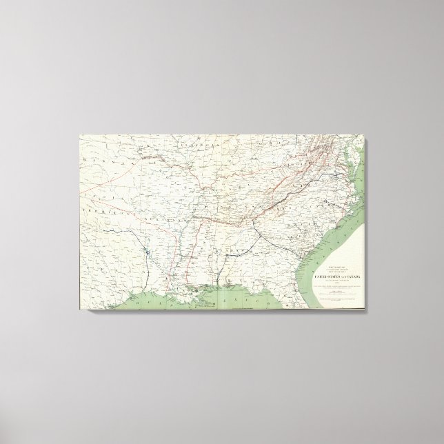 Toile Section américaine de Colton (Recto)