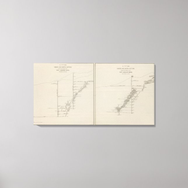 Toile Sections Nord et Sud (Recto)