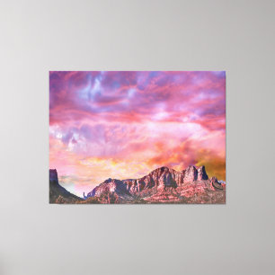 Toile SEDONA ARIZONA Red Rock Sunset
