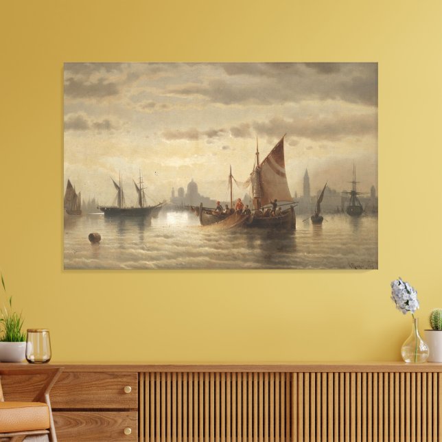Toile Segelschiffe Vor Venedig (Insitu(Salon))