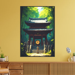Toile "Seijaku no Mon" – La porte de la tranquillité