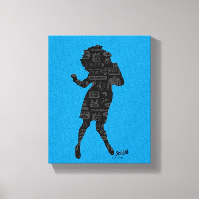 Toile Seinfeld | Elaine Danse Silhouette (Recto)