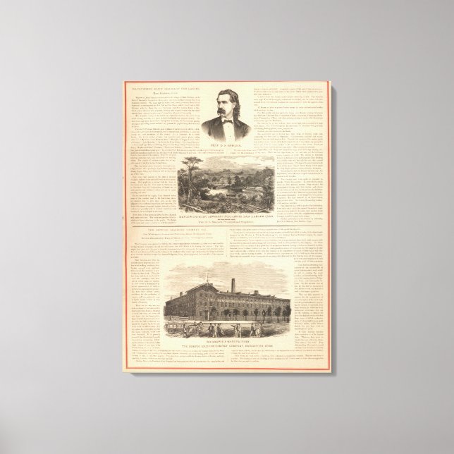 Toile Séminaire de musique Maplewood pour dames (Recto)