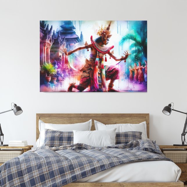 Toile Senja Tari : Danse au crépuscule à Bali (Insitu(Chambre))