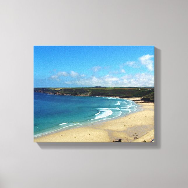 Toile Sennen Cove Beach Cornwall Angleterre (Recto)