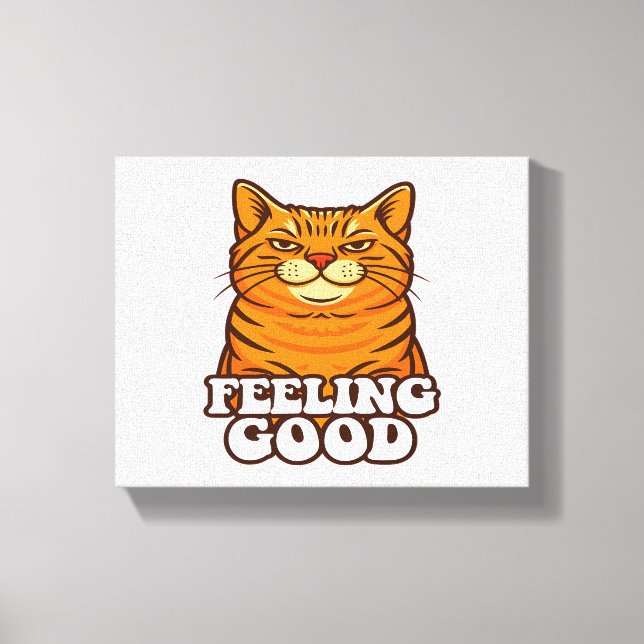 Toile Sens bon chat Cool (Recto)