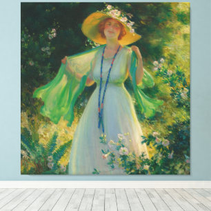 Toile Sentier de fleurs