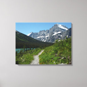 Toile Sentier Josephine Lake avec le mont Guild à Glacie