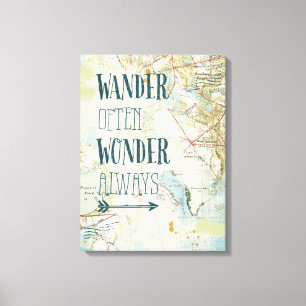 Toile Sentiments de carte