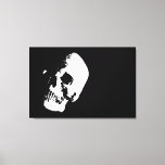 Toile Séphia Skull Pop Art Enveloppé Canvas - 3 Canvases<br><div class="desc">Sepia Effect Skull Pop Art Picture - Humorisore College Comic Pop Art - Imaginaire Rock Punk Heavy Metal</div>