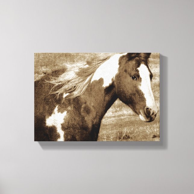 Toile Sepia Flashy Mare (Recto)