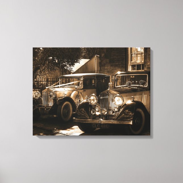 Toile Sepia Rolls Royce (Recto)