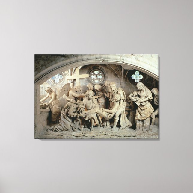 Toile Sépulcre de Pâques, 1554-64 (pierre) (Recto)
