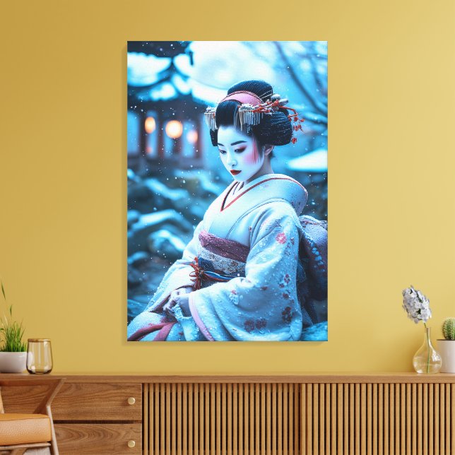 Toile Sérénade dans la neige (Insitu(Salon))