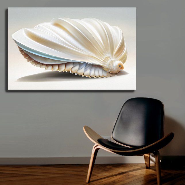 Toile Serene Coastal Seashell Mur Art Ocean Home Décor (Créateur téléchargé)