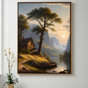 Toile Serene Refuge Stretted Canvas Print