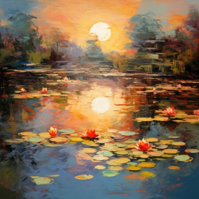 Toile Sérénité de Monet (The Serenity of Monet: Art for the Soul.)