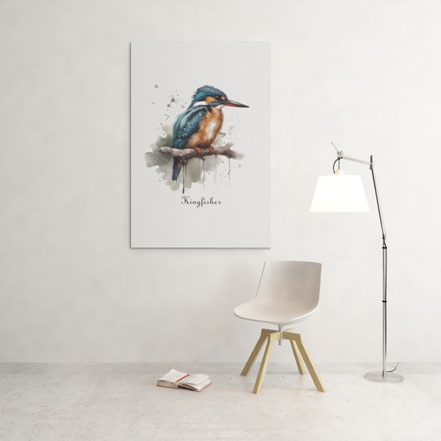 Toile Sérénité du martin-pêcheur (Créateur téléchargé)