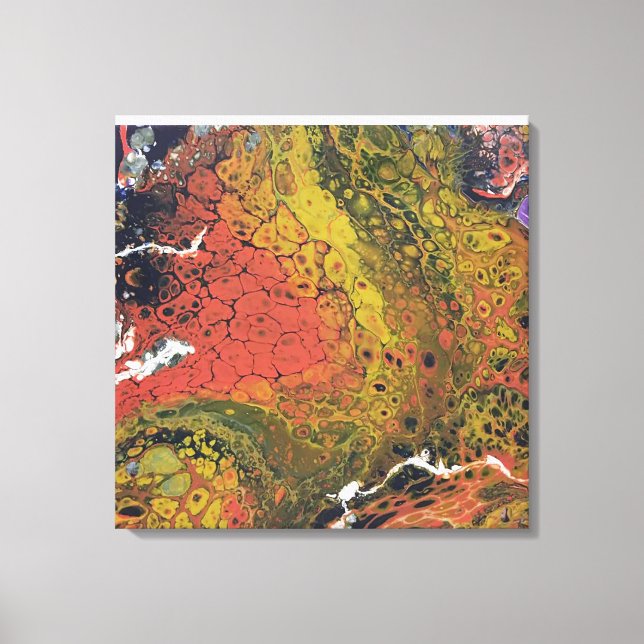 Toile Série de rayonne fondue - Terre sèche (Recto)