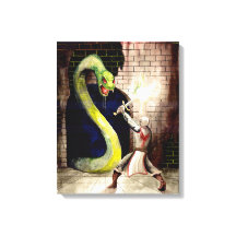 "Serpent géant" - Peinture originale par art imagi