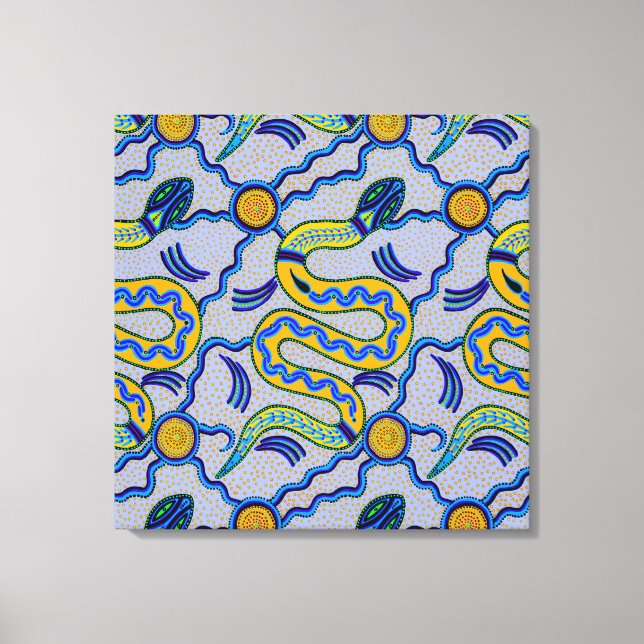Toile Serpent tribal (Recto)