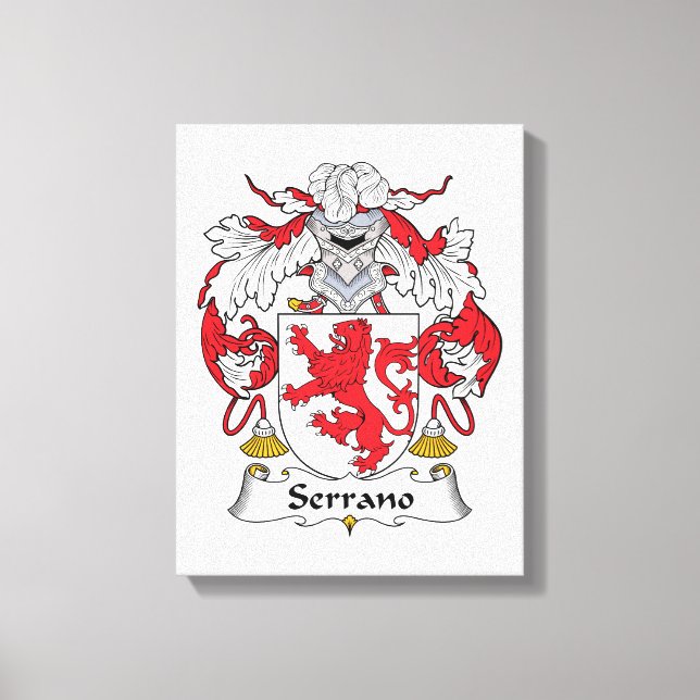 Toile Serrano Family Crest (Recto)