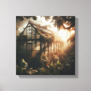 Toile Serre de la Jungle d'Or récupérée par la nature