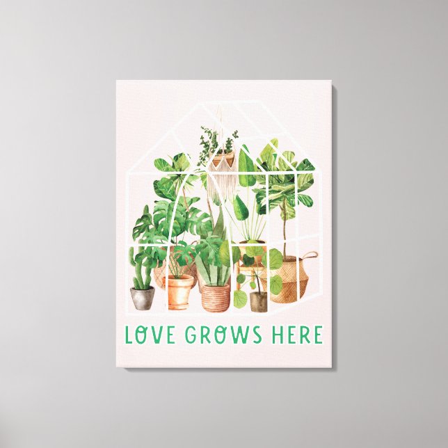 Toile Serre pour plantes d'intérieur tropicales sur (Recto)