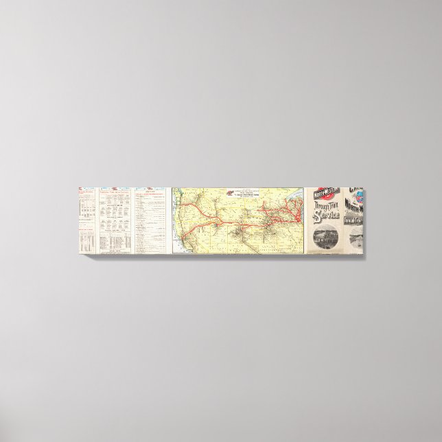 Toile Service de train depuis Chicago (Recto)