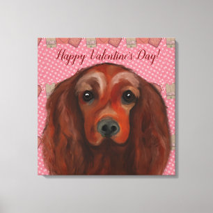 Toile Setter Rouge Irlandais      
