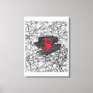 Toile Seulement dans le vide de l'univers