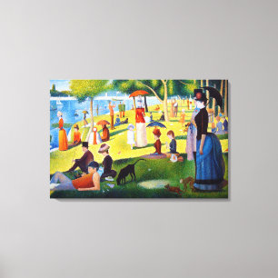 Toile Seurat : Un dimanche à la La grand Jatte