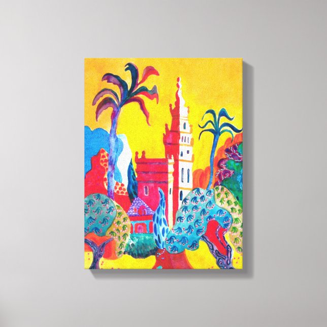 Toile Séville, Espagne. (Recto)