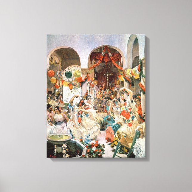 Toile Séville (huile sur toile) (Recto)