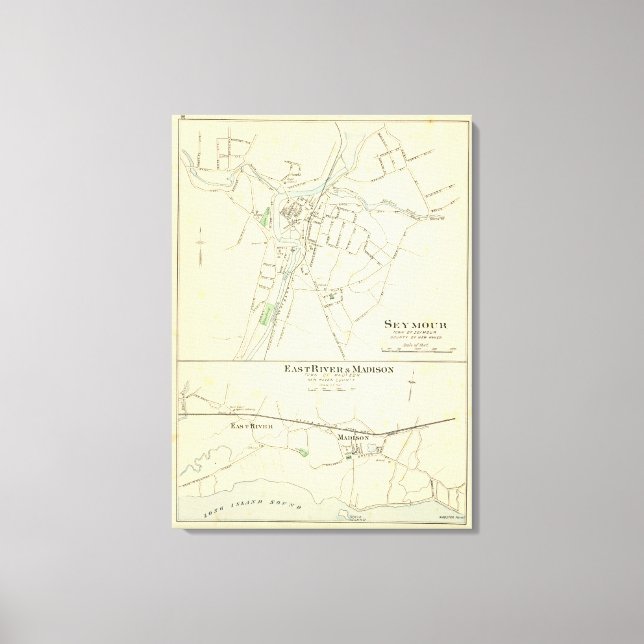 Toile Seymour, E River, Madison (Recto)