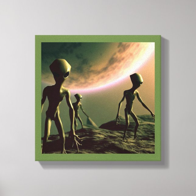 Toile SF Aliens Gris 2 (Recto)