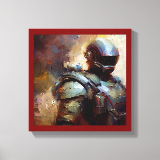 Toile SF - Héros Militaire 3 (Recto)