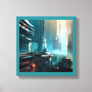 Toile SF Ville Futuriste 3