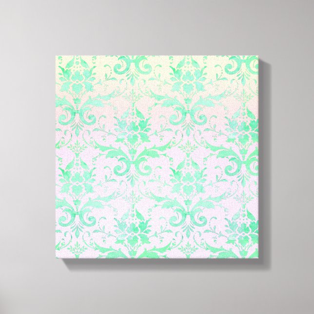 Toile Shabby Chic Pastel Sunrise Canvas Mur Art (Recto)