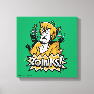 Toile Shaggy "Zoinks !" Graphic halftone